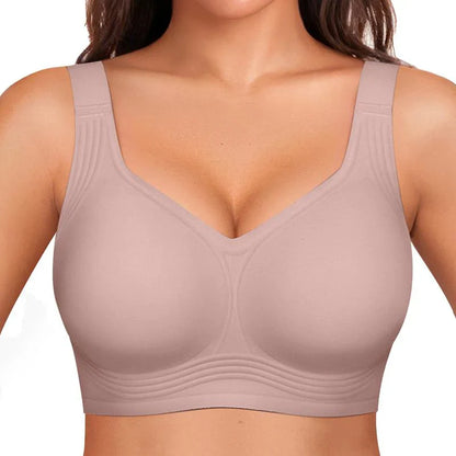 Full coverage wireless bra