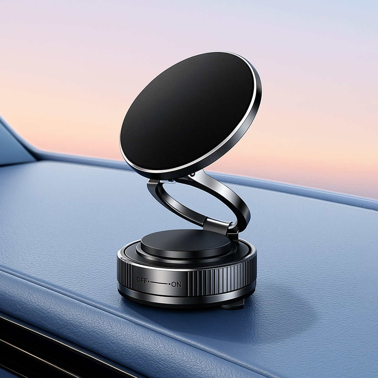 Magnetic Phone Stand, 🔄360° Fordable and Retractable The Ultimate Viewing Companion🚗