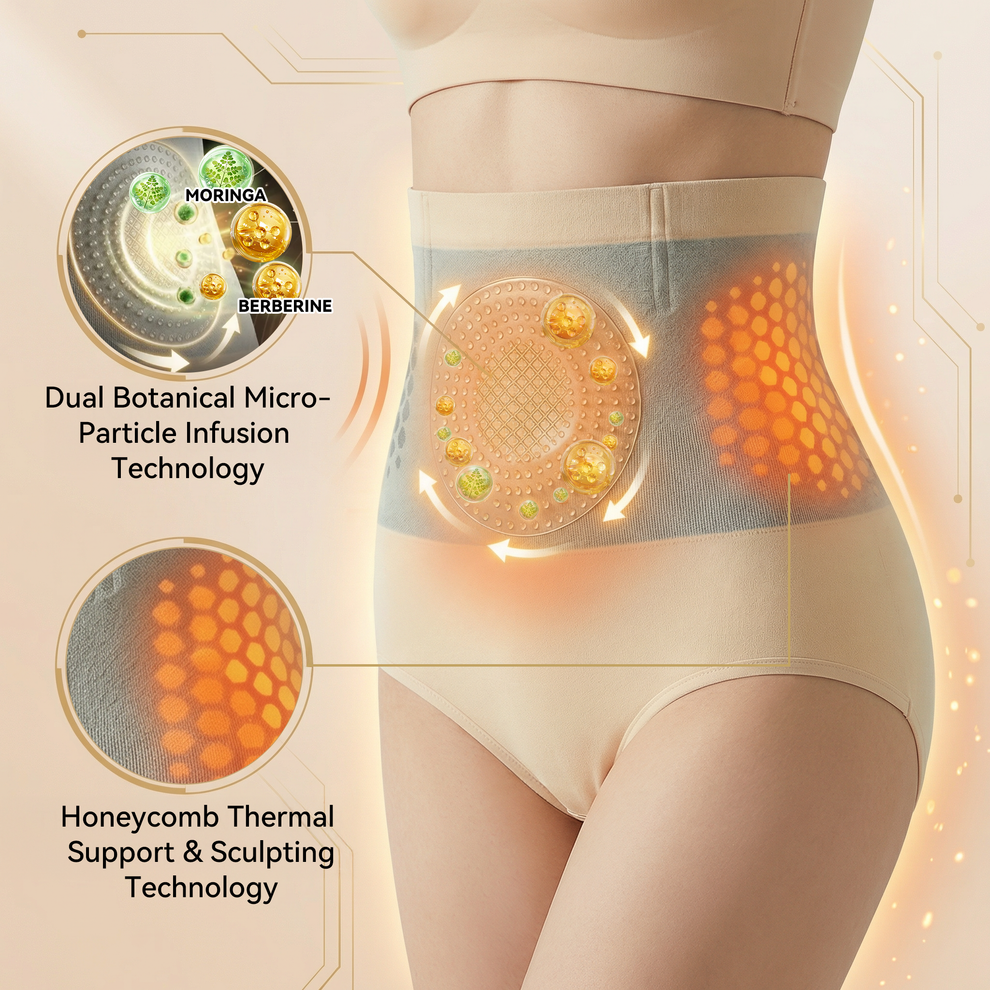 🎁SUBEVON® 2026 Edition Black Gold Luxury 4-in-1 Fat-Burning Shorts with Moringa, Berberine and Sculpting Micro-Particle Technology