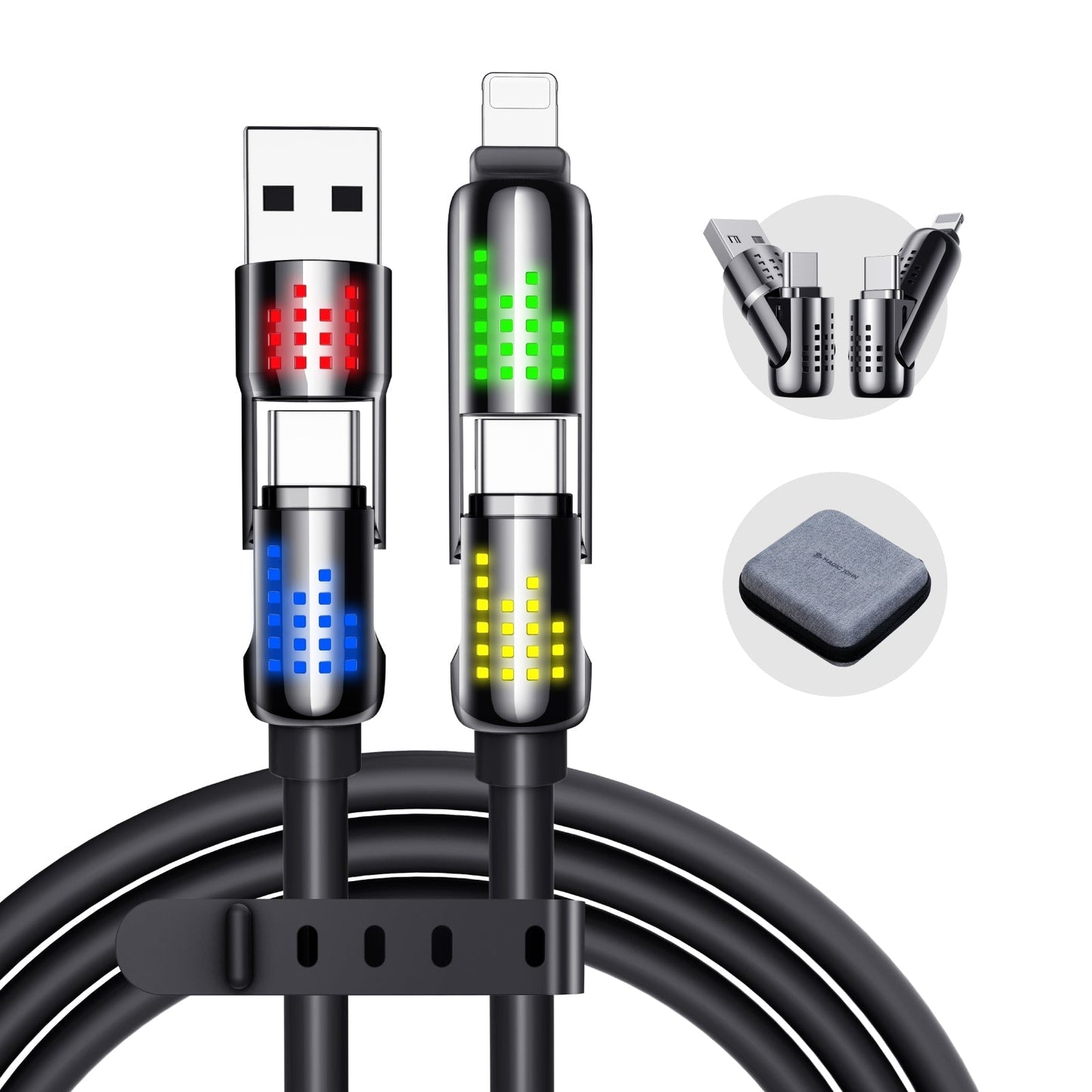 ⚡4-in-1 USB Charging Cable fast charging