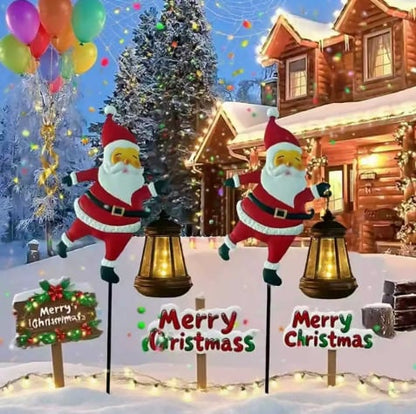 🎅Christmas Sale 50% OFF!!🎄50K+ SOLD! 🎁✨Christmas Solar Kettle Light & Lantern Garden Decor Collection💕