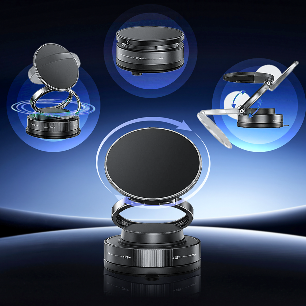 Magnetic Phone Stand, 🔄360° Fordable and Retractable The Ultimate Viewing Companion🚗