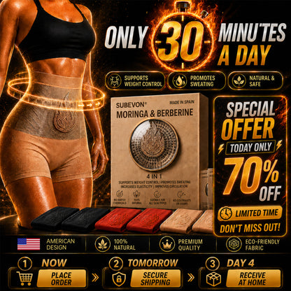 🎁SUBEVON® 2026 Edition Black Gold Luxury 4-in-1 Fat-Burning Shorts with Moringa, Berberine and Sculpting Micro-Particle Technology