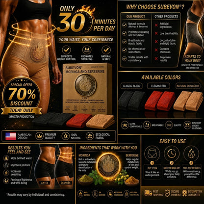 🎁SUBEVON® 2026 Edition Black Gold Luxury 4-in-1 Fat-Burning Shorts with Moringa, Berberine and Sculpting Micro-Particle Technology