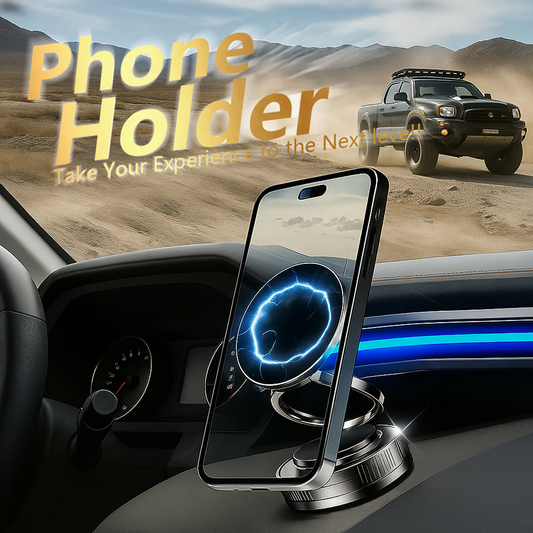 Magnetic Phone Stand, 🔄360° Fordable and Retractable The Ultimate Viewing Companion🚗