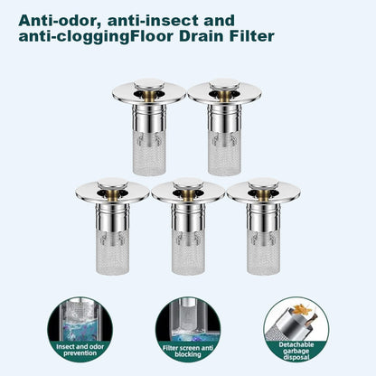 🏆Last Day Promotion 49% OFF🏆Pop Up Sink Drain Strainer--🛀Removes odors and prevents blockages