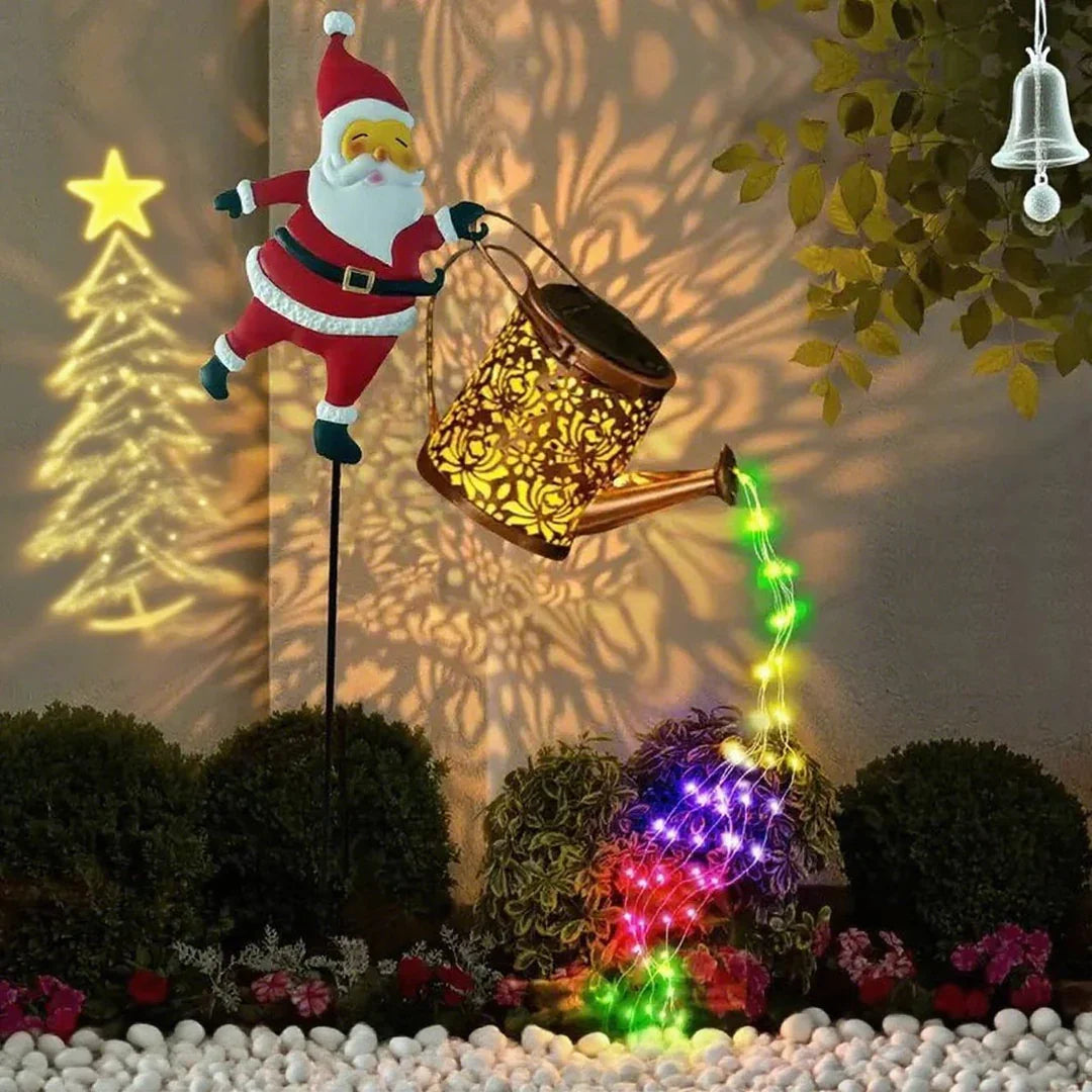 Santa Kettle Light - Colorful LED Lights