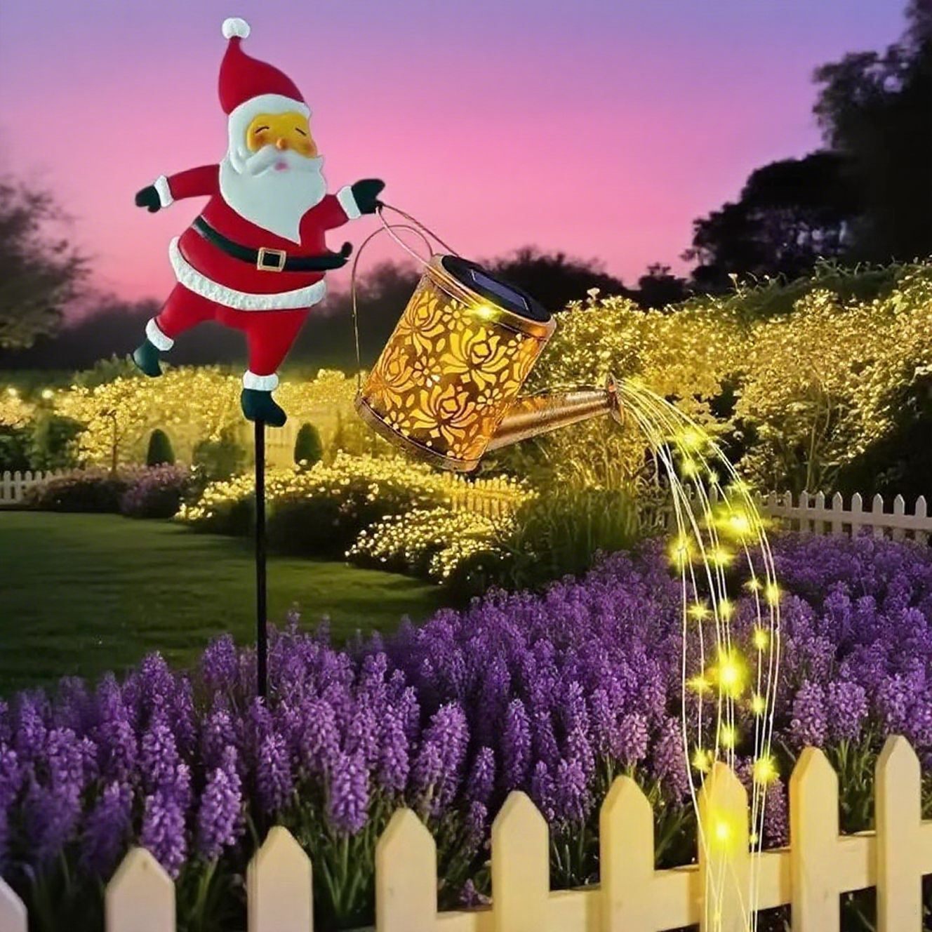 🎅Christmas Sale 50% OFF!!🎄50K+ SOLD! 🎁✨Christmas Solar Kettle Light & Lantern Garden Decor Collection💕